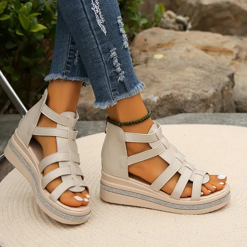 Ella – Elegant Wedge Sandals for Effortless Style