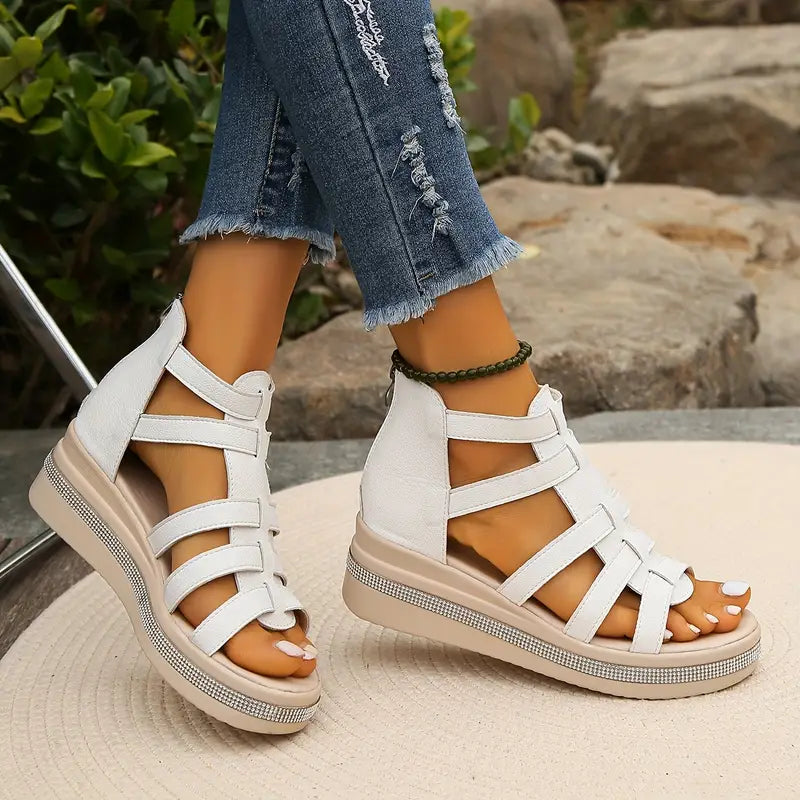 Ella – Elegant Wedge Sandals for Effortless Style